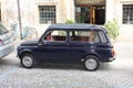 Blue car in Verona, Italy