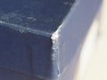 Blue cardboard box Royalty Free Stock Photo