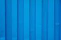 Blue cargo ship container background, texture Royalty Free Stock Photo