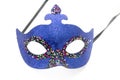 Blue carnival mask Royalty Free Stock Photo