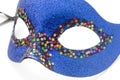 Blue carnival mask Royalty Free Stock Photo