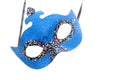 Blue carnival mask Royalty Free Stock Photo