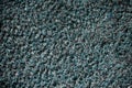 Blue carpet detail closeup texture
