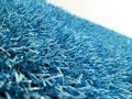 Blue carpet texture detail Royalty Free Stock Photo