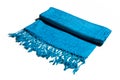 Blue cashmere scarf