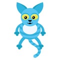 Blue cat. Royalty Free Stock Photo