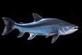 Blue catfish close up. AI Generated