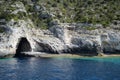 Blue cave Paxos Island