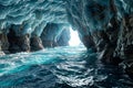 Blue caves at the island of Zakynthos, Greece