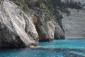 Paxos Island, The Blue Caves. Ionian Islands, Greece Royalty Free Stock Photo