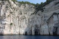 Paxos Island, The Blue Caves.  Ionian Islands, Greece Royalty Free Stock Photo