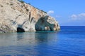 Blue Caves of Zakynthos Royalty Free Stock Photo
