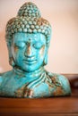 Blue ceramic Buddha
