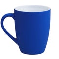 Blue ceramic mug Royalty Free Stock Photo