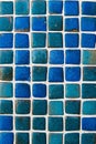 Blue Ceramic Tile Background Pattern / Texture