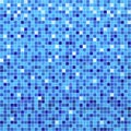 Blue ceramic tile mosaic Royalty Free Stock Photo