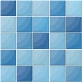 Blue ceramic tiles seamless pattern. Royalty Free Stock Photo