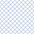 Blue chainlink fence Royalty Free Stock Photo