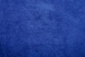 Blue chamois texture, soft background.