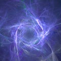 Blue chaos rays star Royalty Free Stock Photo