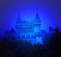 Blue Chateaux of Bojnice Royalty Free Stock Photo
