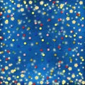 Blue cheerful background stars