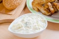 Blue cheese dip Royalty Free Stock Photo