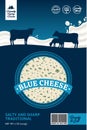 Blue cheese packaging design