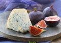 Blue cheese and sweet fruit figs