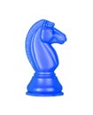 Blue chess piece