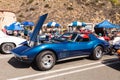 Blue 1970 Chevrolet corvette Royalty Free Stock Photo