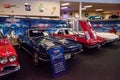 Blue 1963 Chevrolet Corvette Sting Ray displayed at the Muscle Car City museum Royalty Free Stock Photo