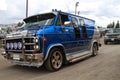 Blue Chevy Van