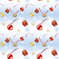 Blue Child Christmas Wrapping paper