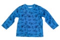 Blue children shirt, isolate