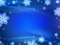 Blue christmas background Royalty Free Stock Photo