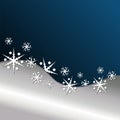 Blue christmas background