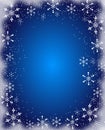 Blue christmas background Royalty Free Stock Photo