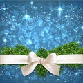 Blue christmas background. Royalty Free Stock Photo