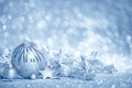 Blue Christmas background Royalty Free Stock Photo