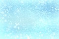 Blue Christmas background snow texture, abstraction, snowflakes