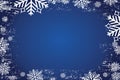 Blue Christmas Background Royalty Free Stock Photo