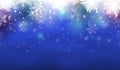 Blue christmas background