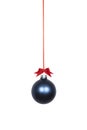 Blue christmas bulb Royalty Free Stock Photo