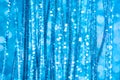 Blue christmas defocused background