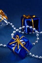 Blue christmas gift