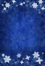 Blue Christmas Snowflake Background Royalty Free Stock Photo