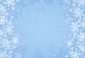 Blue Christmas Snowflake Background Royalty Free Stock Photo