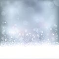 Blue Christmas, winter background Royalty Free Stock Photo