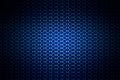 Blue chrome metallic mesh. metal background and texture. Royalty Free Stock Photo
